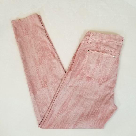 Creation L Pants - Creation L Rose Print Skinny Pants Jeans - Size 6